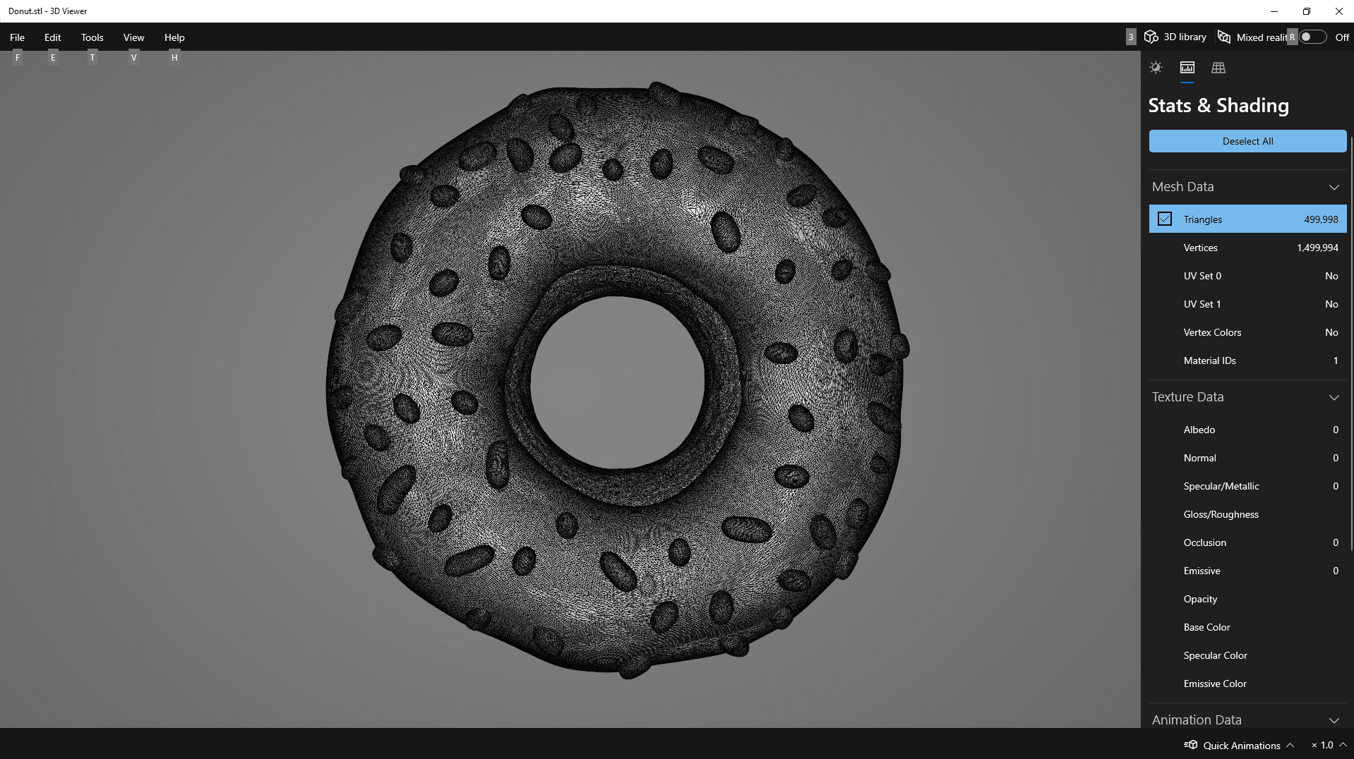 Donut 3d model