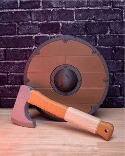Viking Shield - Cosplay Prop Kit | No Supports, No AMS, No Glue 3d model