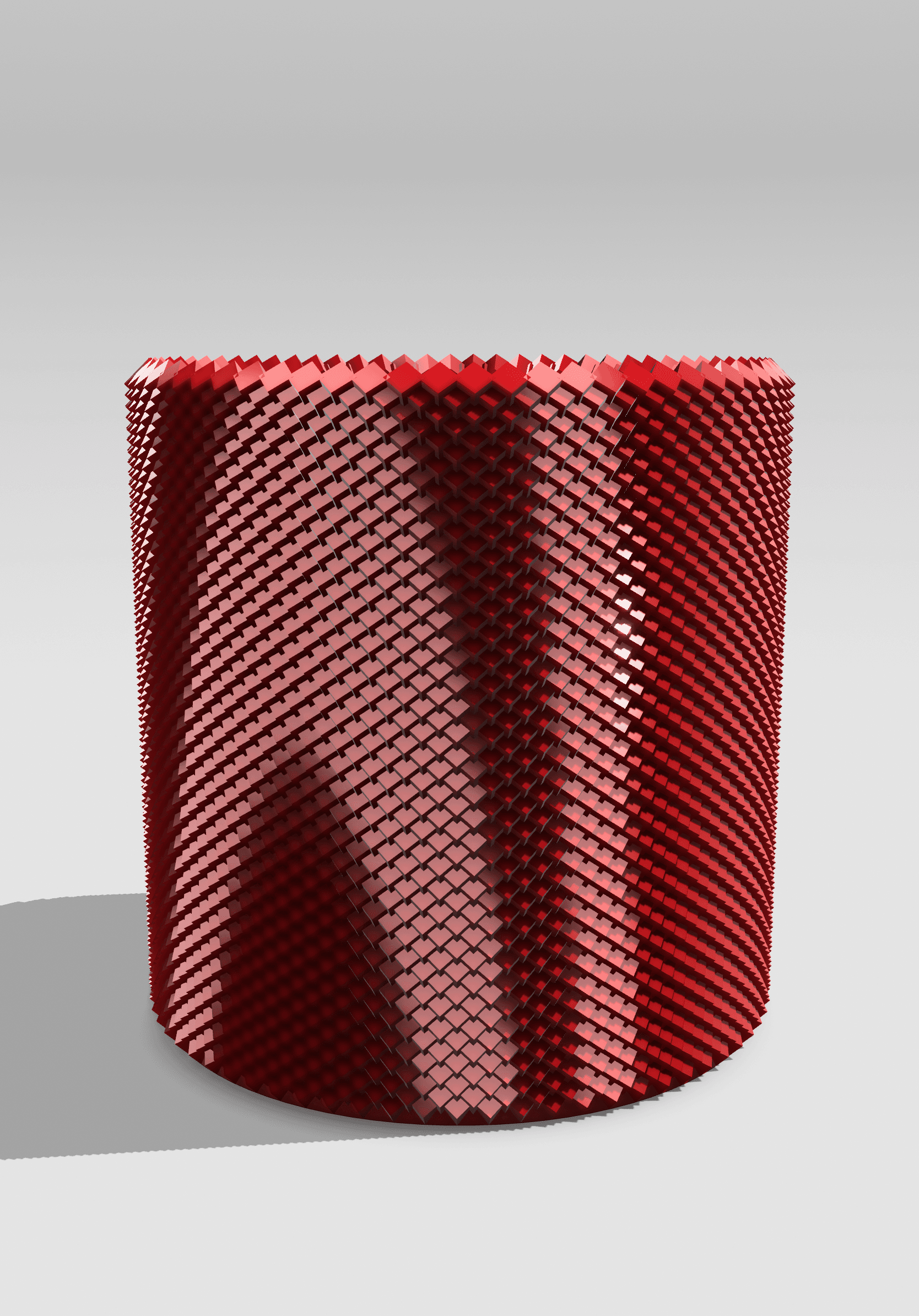 scaled vase 3d model