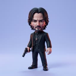 JOHN WICK CHIBI STL 3d model