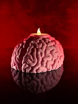 Full Brain Tea Light 3d model