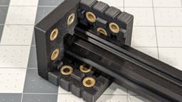 9MM Bore - ExtrudAlign(tm) - Bushing Supported 3d model