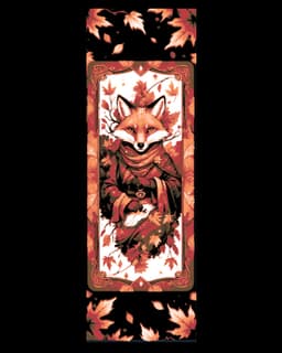 The Spirit of the Fox - Art Cards as Bookmarks 3d model