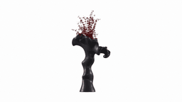 The Sculptural Anemone Vase 3d model