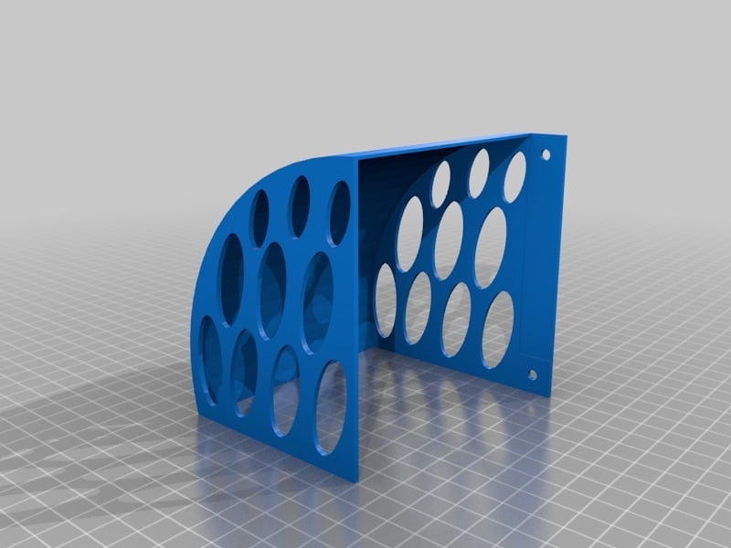 Tupperware lid holder 3d model