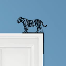 Tiger Door Corner Decor 3d model