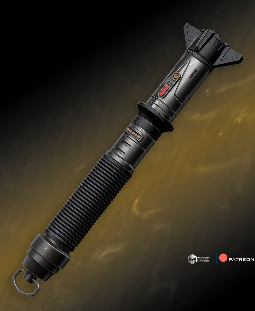 Baylan Skoll funtional lightsaber 3d model