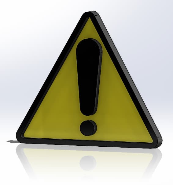 Caution Caution.STL 3d model