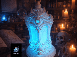 Daedric Soul Lantern - LED 3d model