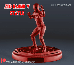 Zeo Ranger V Statue 3d model