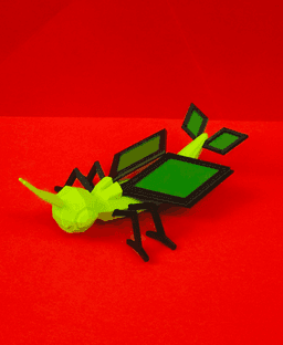 Vibrava Low Poly Pokemon 3d model