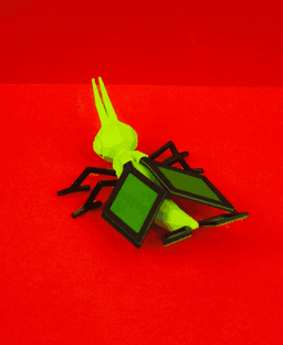 Vibrava Low Poly Pokemon 3d model