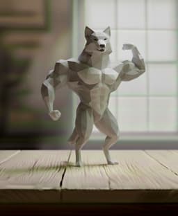 GYM WOLF 3d model