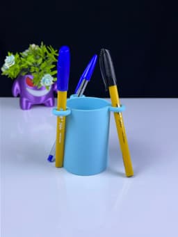 toothbrush pen holder v2 3d model