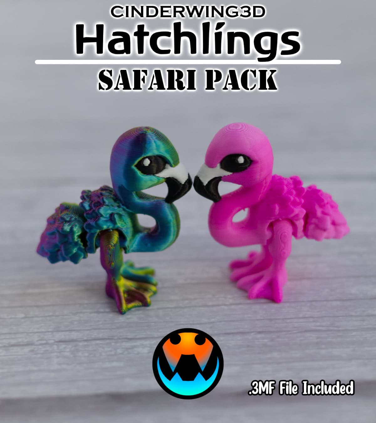 Flamingo - Cinder Hatchling 3d model