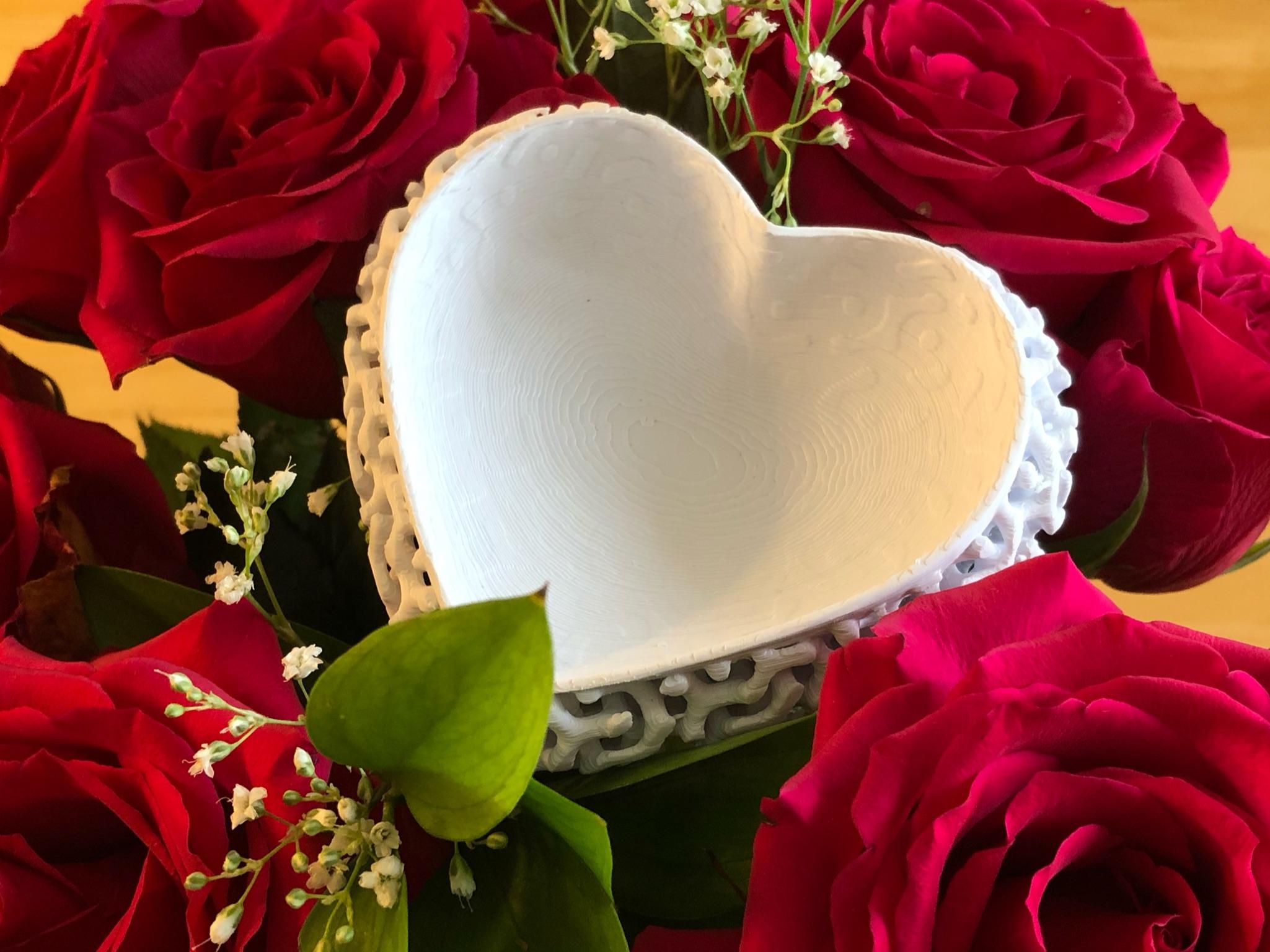 Valentines Heart Bowl 3d model