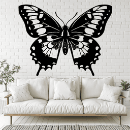 Butterfly 2D Wall Art/Window Art - Digital STL & SVG Files for 3D Printing and Laser Cutting 3d model