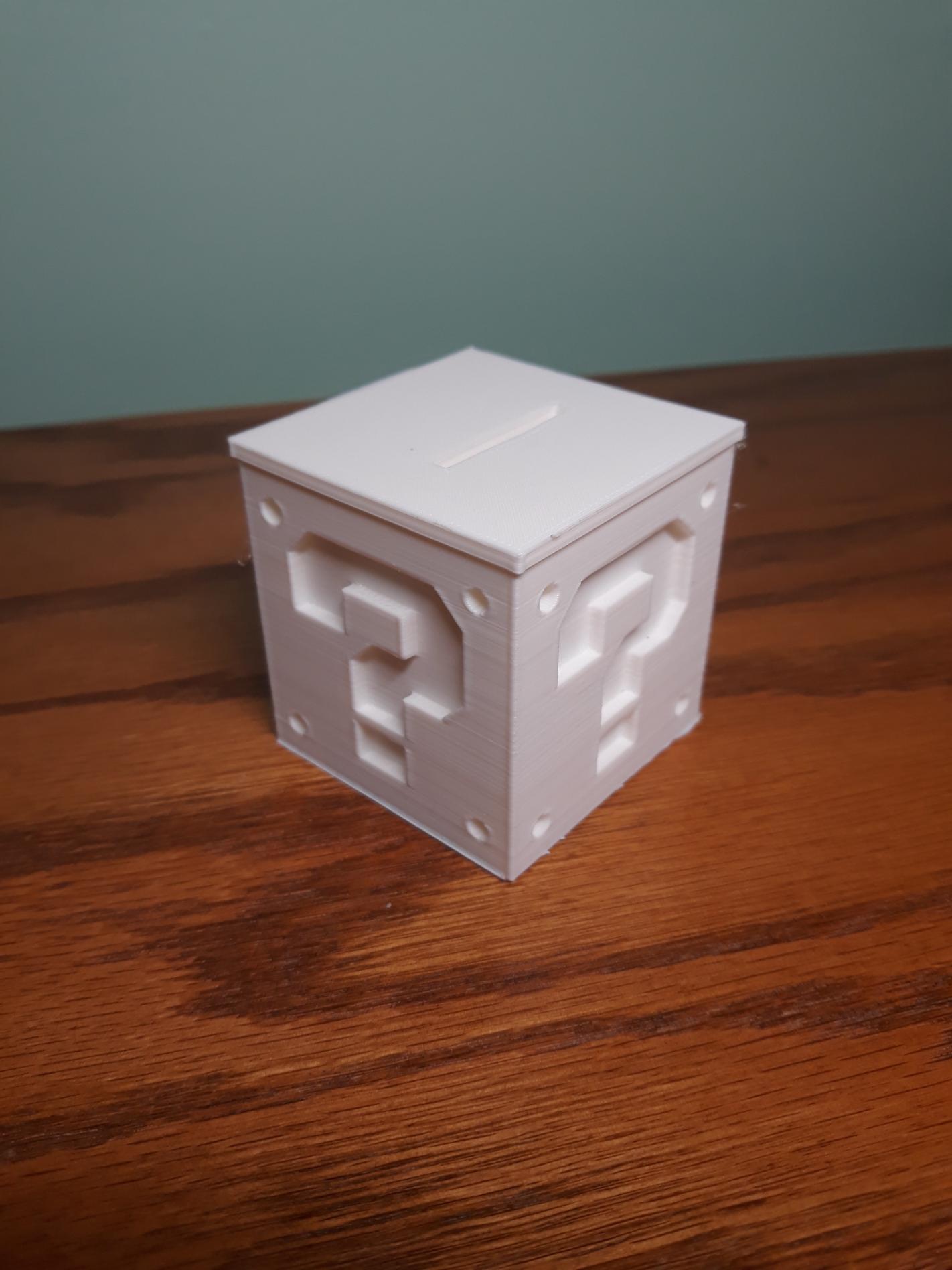 Super Mario question box for coins 3d model