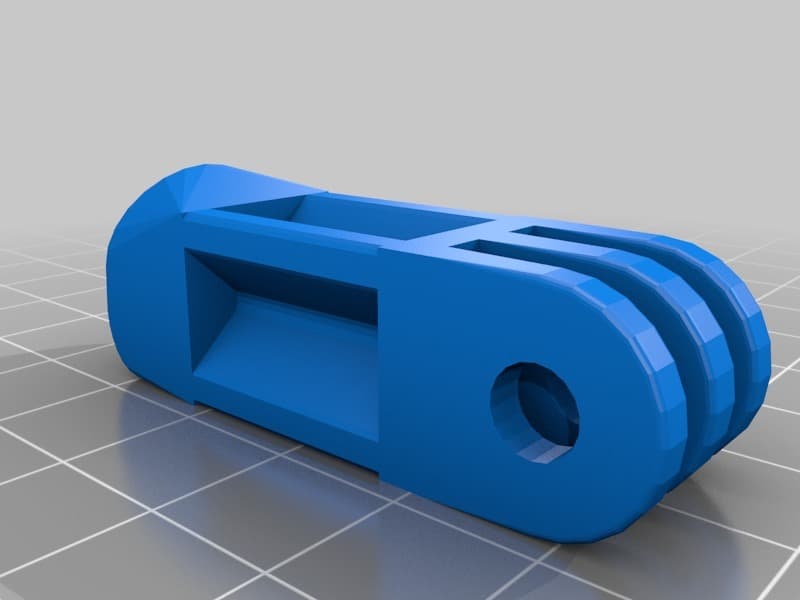 My Customized GoPro mounts (SkyFlex) bras 40mm axe 30 degrés 3d model