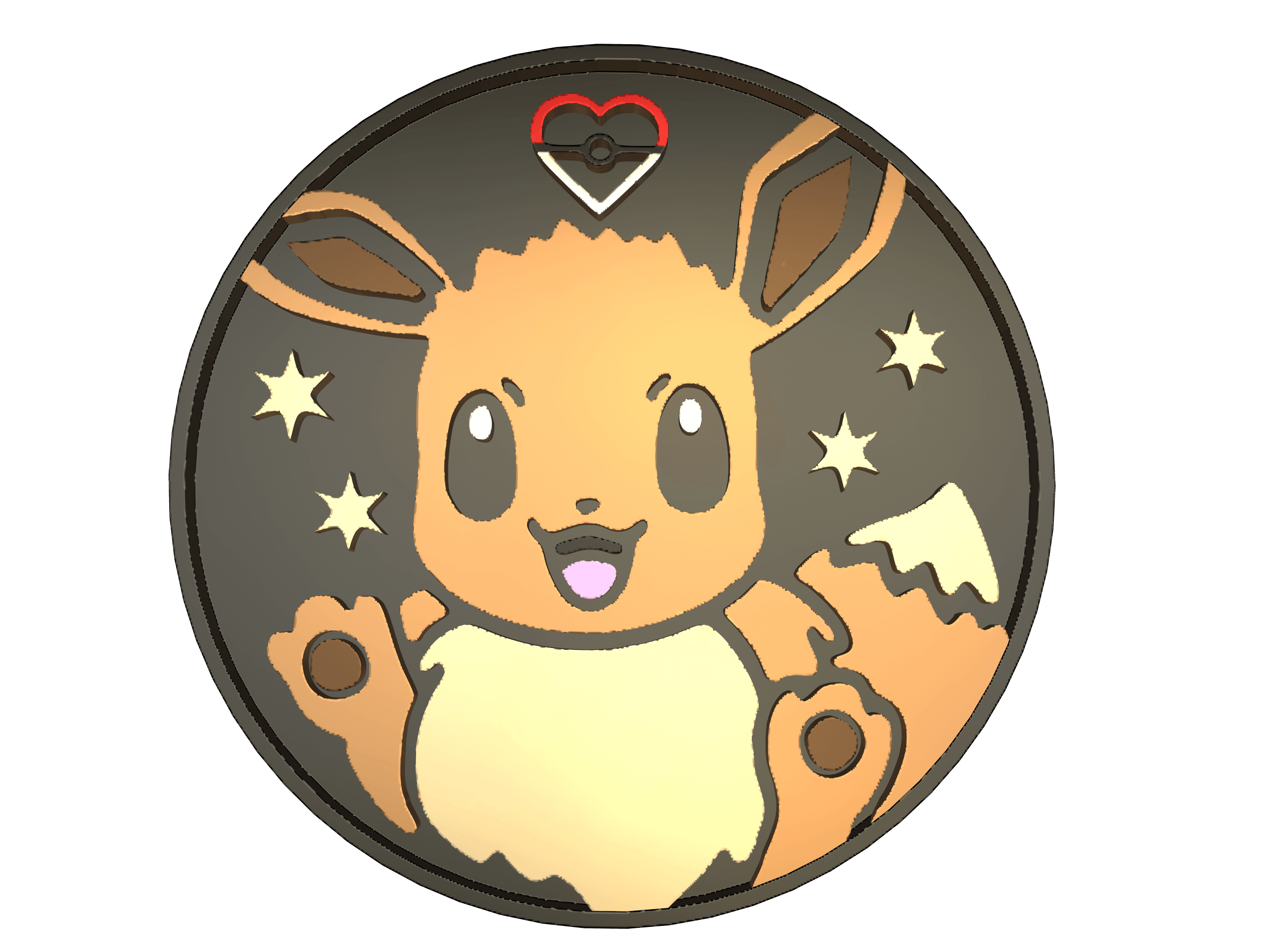 Eevee Coaster from pokemon 3d model