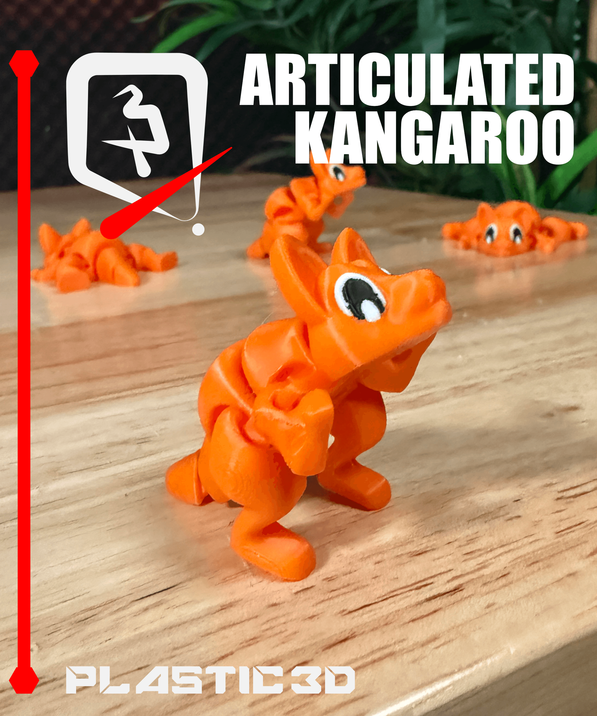 Articulated Kangaroo — The Bouncing Outback Buddy 3d model
