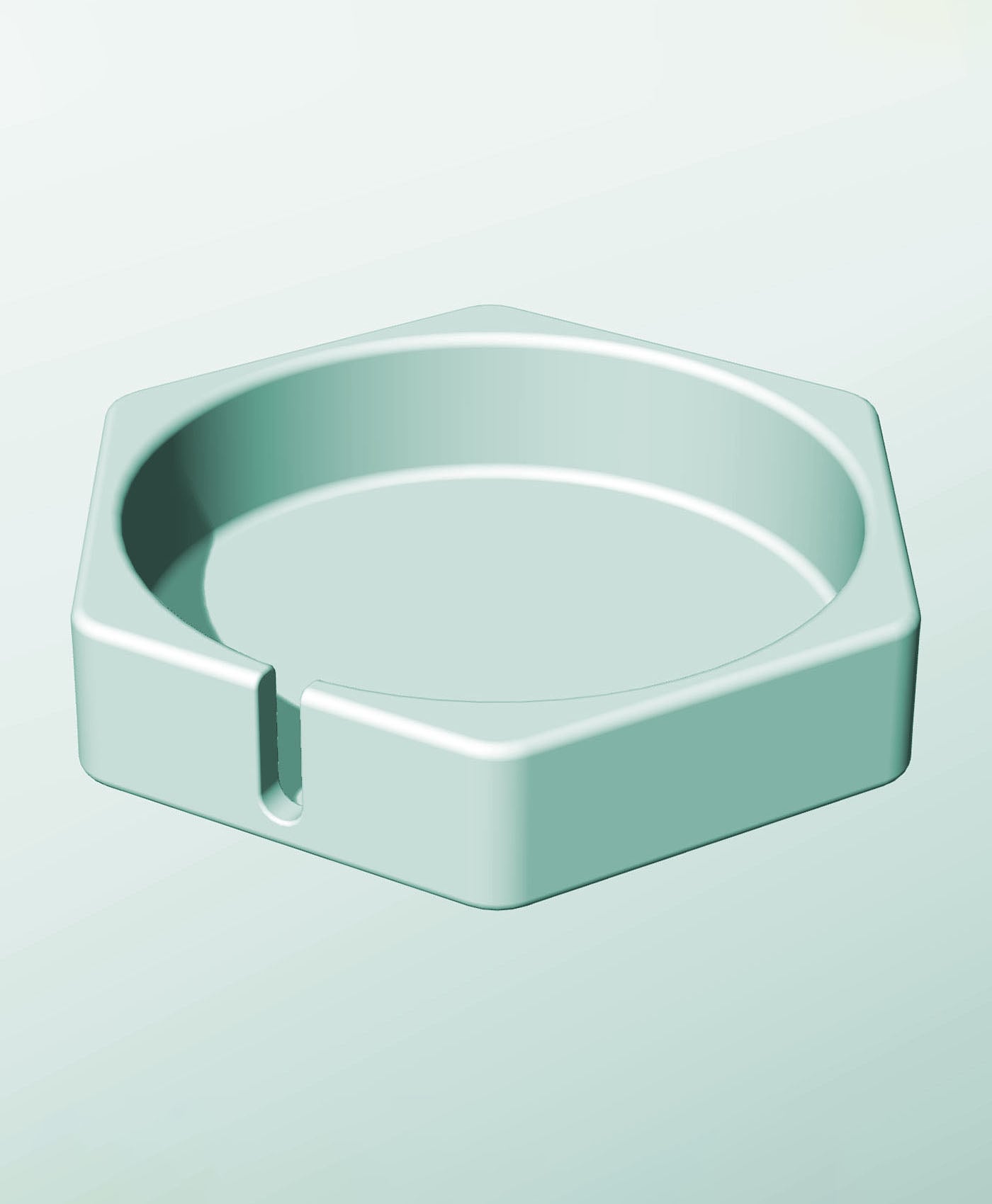 CH162-40-S Stackable slotted component box for creative makers 3d model