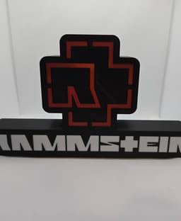 Rammstein LED Lamp 3d model
