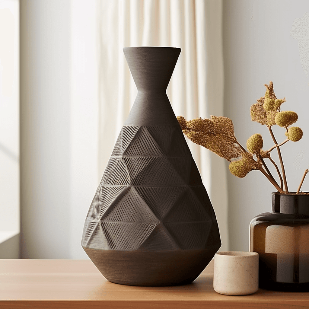 Geometric Pattern Vase Modena Vase – Geometric Simplicity - 3D model by Decorartor on Thangs