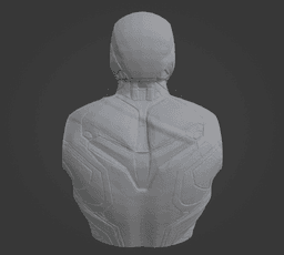 Iron Man Ultra-Detailed Support-Free Bust 3D Model 3d model