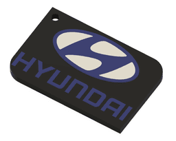 Keychain: Hyundai I 3d model