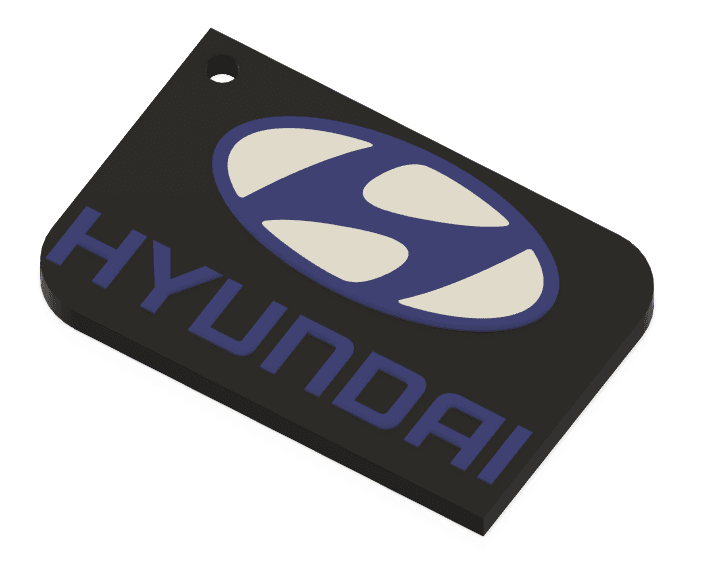 Keychain: Hyundai I 3d model