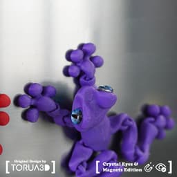 Subscriber Exclusive: TORUA3D Articulated Frog (Crystal Eyes & Magnets) 3d model