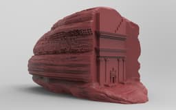 Qasr al-Farid 3D Design - A Gem of Saudi Arabia (KSA) 3d model