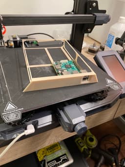 Creality Ender-3 S1 Klipper Octoprint Raspberry Pi 3B+ Tray 3d model