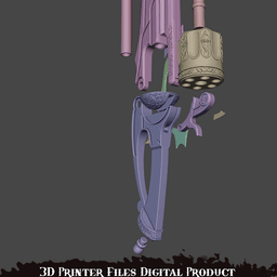 Fantasy Pale Knight Pinocchio Cosplay Gunblade Lies of P 3d model