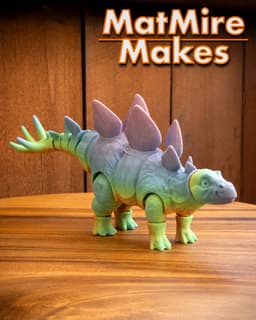 Stegosaurus - Articulated Figure 3d model