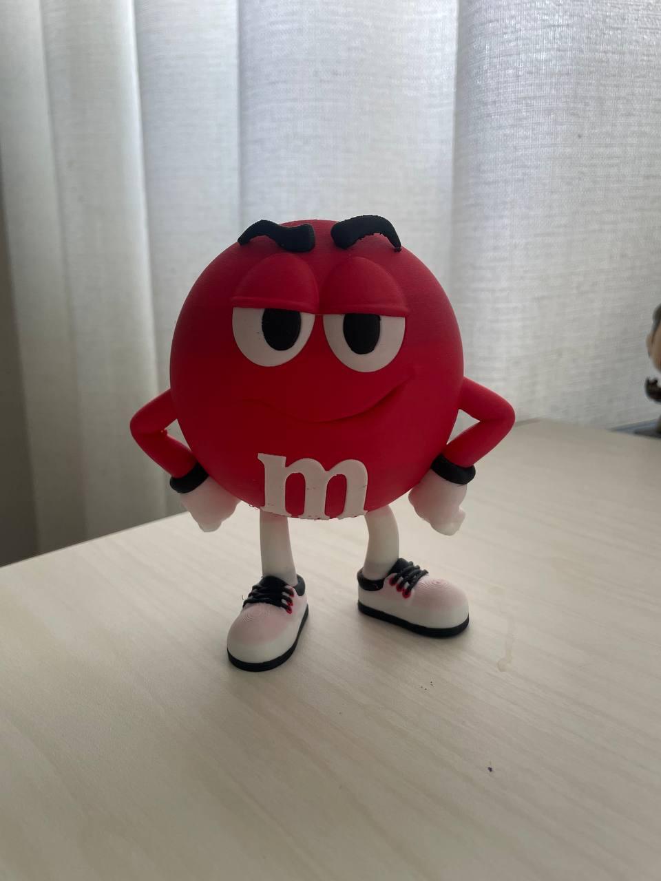 Red M&M Mascot - Nice model - 3d model