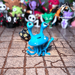 Psychic Jellyfish - Easy Multicolor FDM RPG Minis (No supports) 3d model