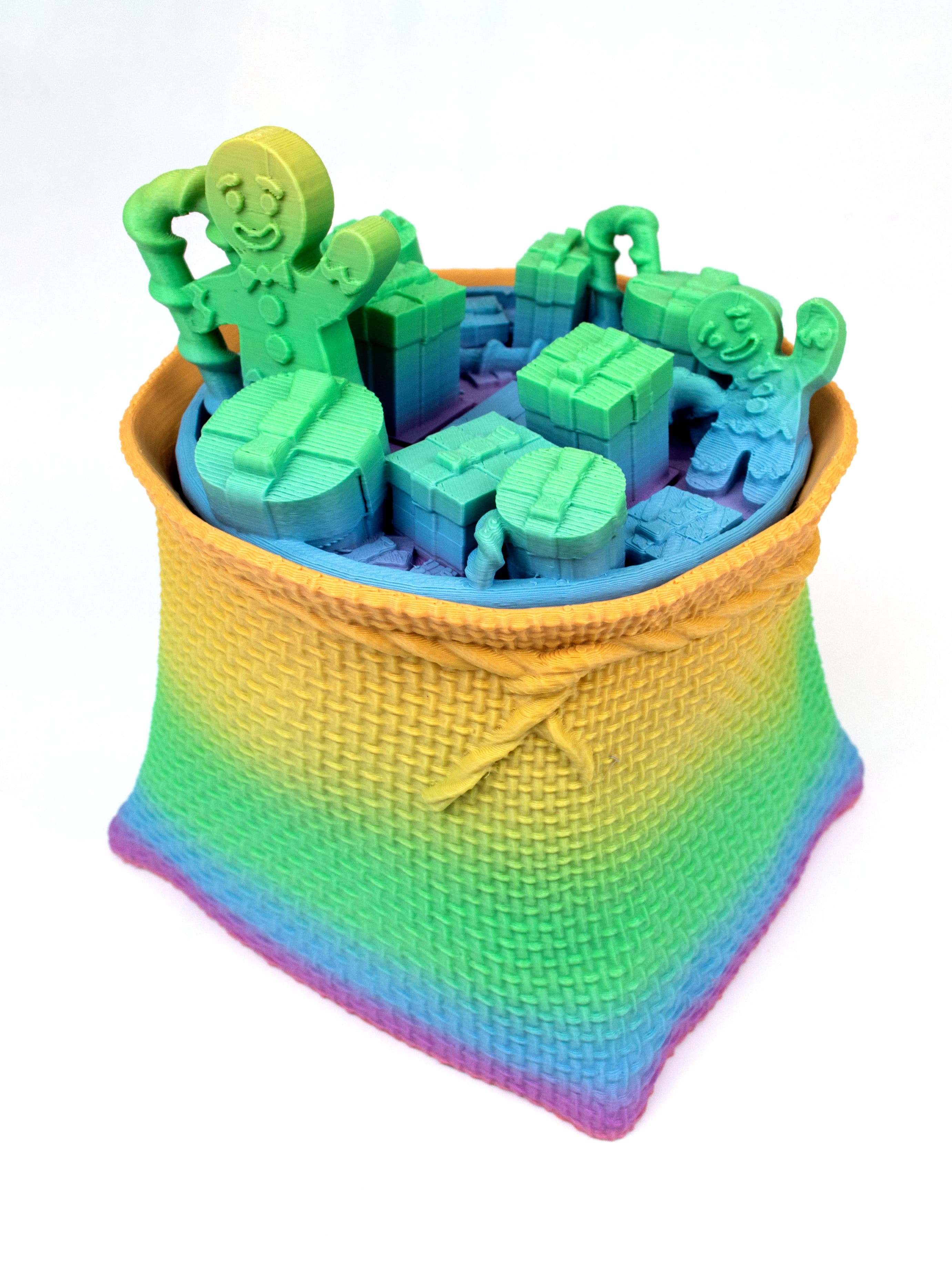 Santa Bag: Christmas Gift Box 3d model