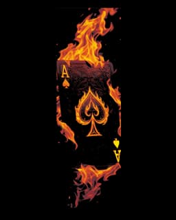 The Ace of Spades in the Card Killer Fire and Brimstone - Set of bookmarks 3d model