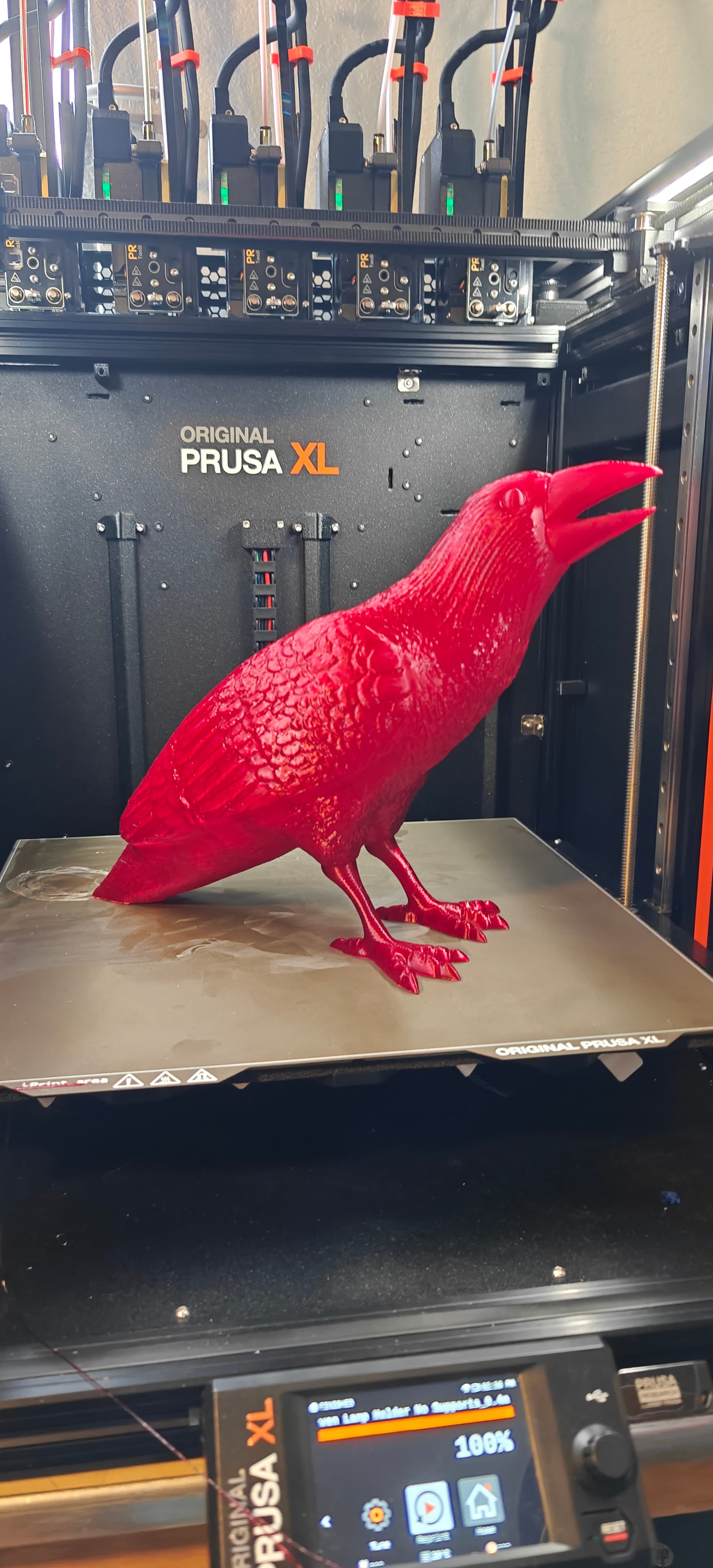 Protopasta "Blood of My Enemies Red"
Prusa XL
Printer settings per designer.