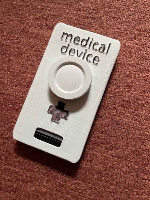 Omnipod Dash AirTag Case 3d model
