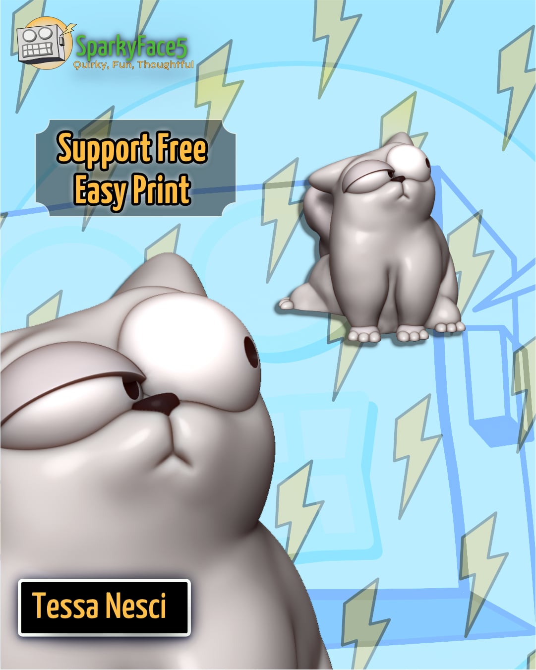 Grumpy Cat 3d model