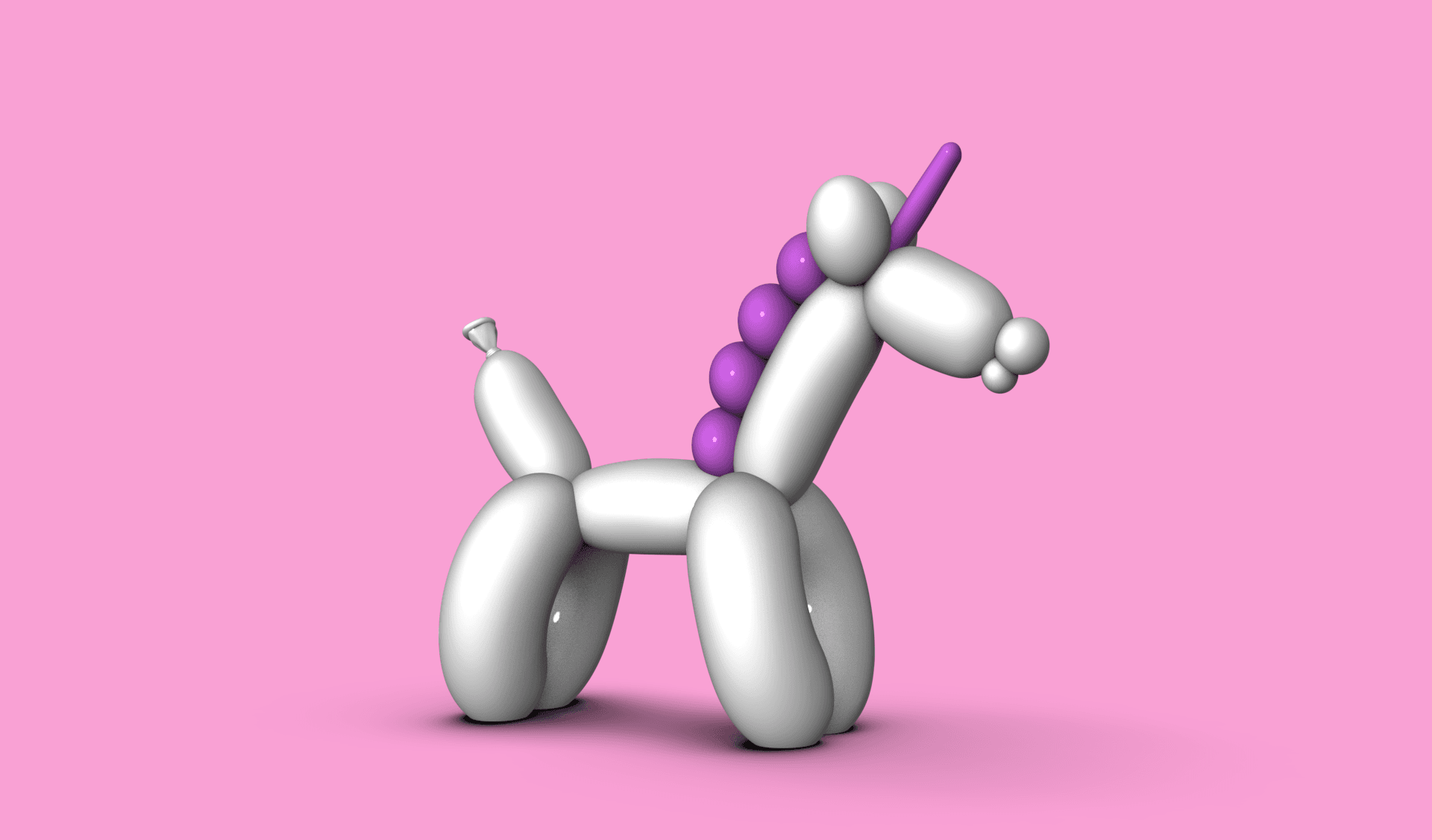 Balloon Unicorn 3d model