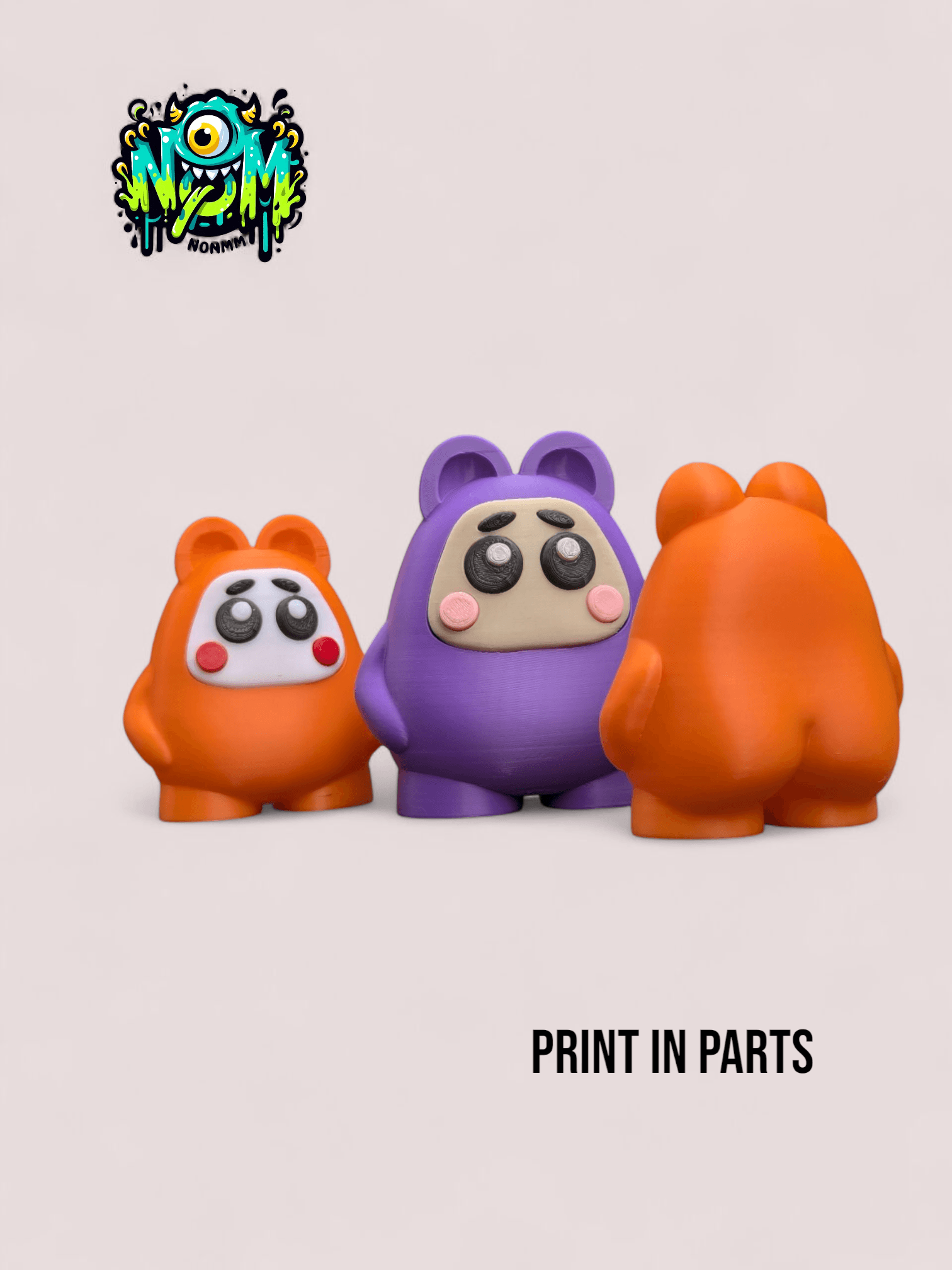 CutieyBuns print in parts 3d model