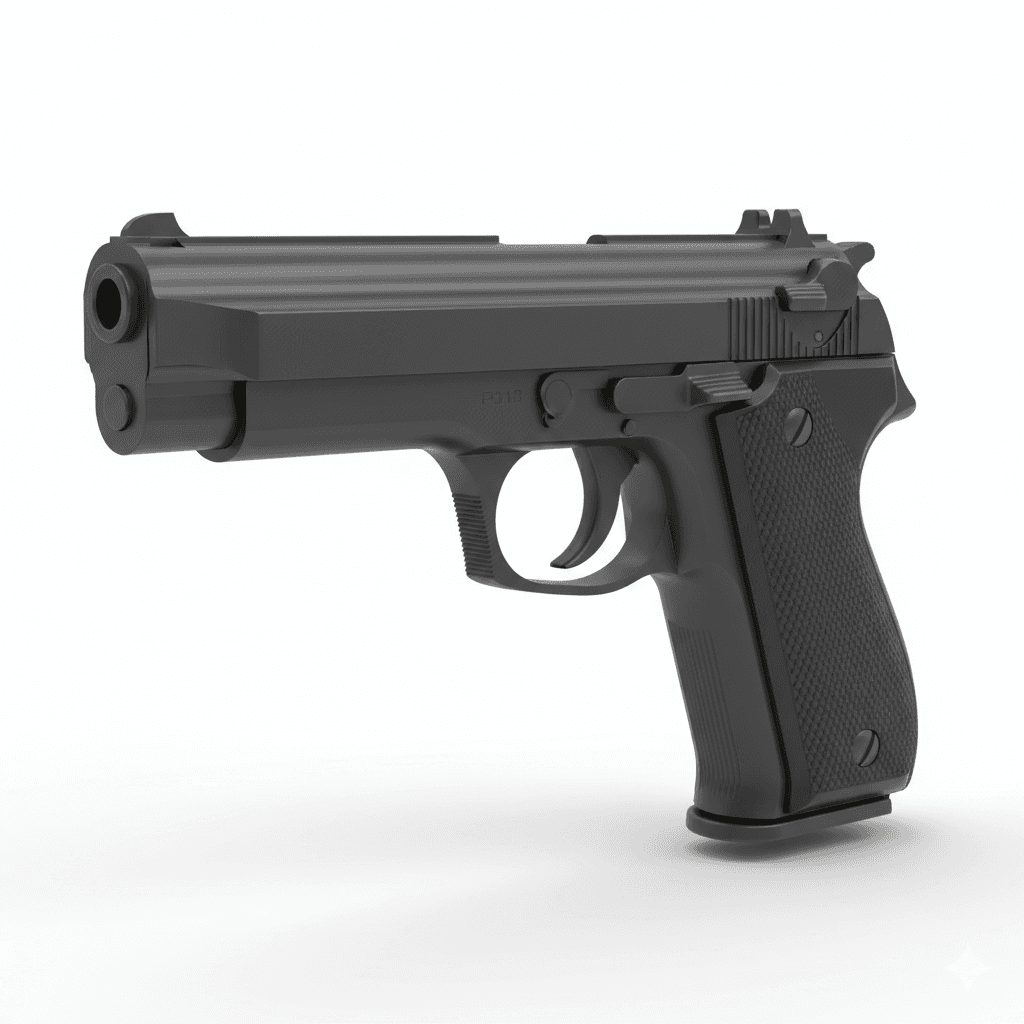 Taurus PT92 Combat Service Handgun 3d model