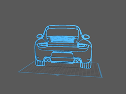 porsche - 911 modele 997 Wall Art 3d model