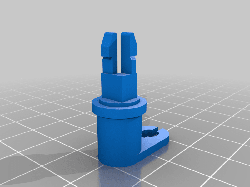 Peugeot 206 front side vent hinge 3d model