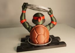Tortuga Ninja - torso dividido por colores 3d model