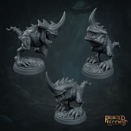 3x Spikelings (25mm Bases) 3d model